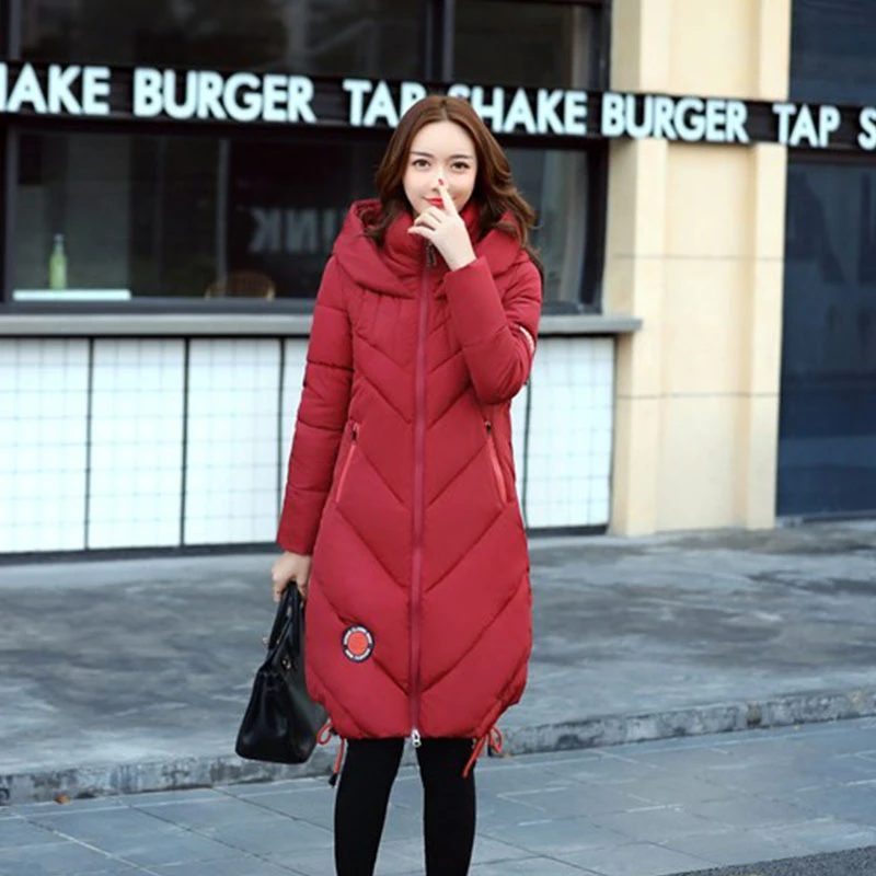 Mujeres Parkas 2017 nueva de invierno chaqueta diseños abrigo de algodón acolchado abrigo caliente con capa femenina más tamaño|designer women coats|fashion women coatwomen coat - AliExpress