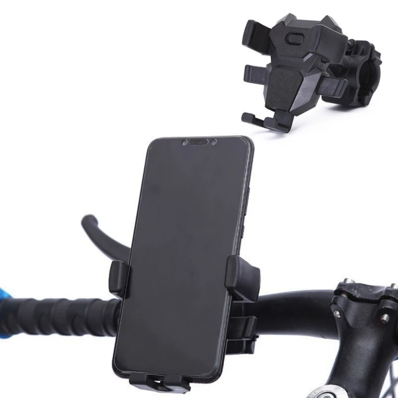 

ABS Bicycle Phone Holder Universal Motorcycle Mobile Stand Non-slip Cellphone Handle 360 Degree Rotation MTB Road Bike Support
