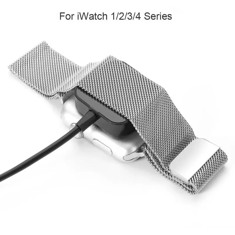 USB кабель для быстрой зарядки для Apple Watch, версии Зарядное устройство Портативный зарядная подставка Магнитная Беспроводной Зарядное устройство для наручных часов Apple Watch 1/2/3/4