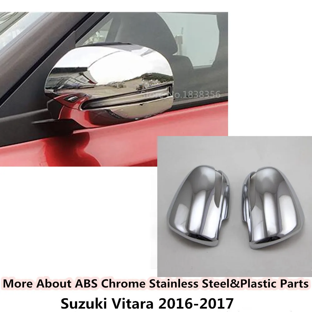 

For Suzuki Vitara 2016 2017 2018 2019 ABS chrome styling decoration stick rear view Rearview Side glass Mirror Cover trim frame