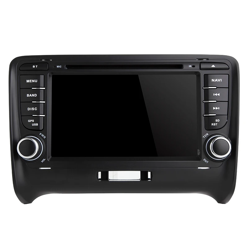 Sale 7" HD IPS Android 9.1 2 DIN Car DVD GPS For Audi TT MK2 8J 2006 2007 2008 2009 2010 2011 2012 multimedia player radio 1