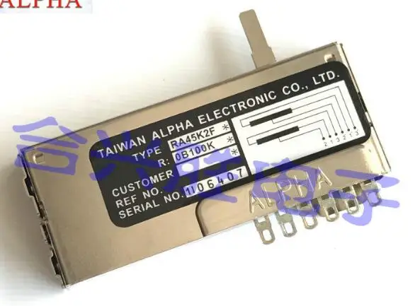 

Taiwan Slide Potentiometer RA45K M70 Mixer Fader MACKIE Mixer Vertical Push