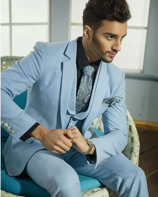 Popular Sky Blue Suit-Buy Cheap Sky Blue Suit lots from China Sky