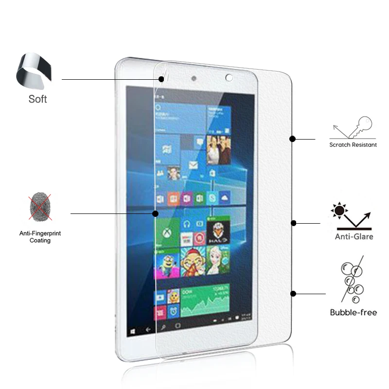 

Premium Anti-Glare Matte screen protective Film For Cube iWork 8 Ultimate 8.0" tablet matte Screen Protector film + clean cloth