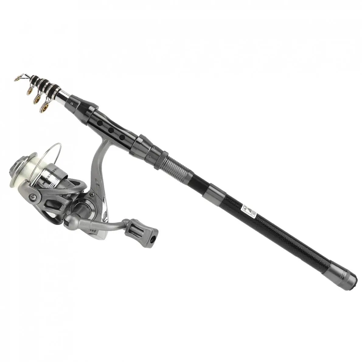 ألياف الكربون الصيد رود بكرة كومبو أطقم كاملة 2000 الغزل بكرة خط مع حقيبة الصيد طُعوم لينة الصيد تعويم هوك الرقصة رئيس