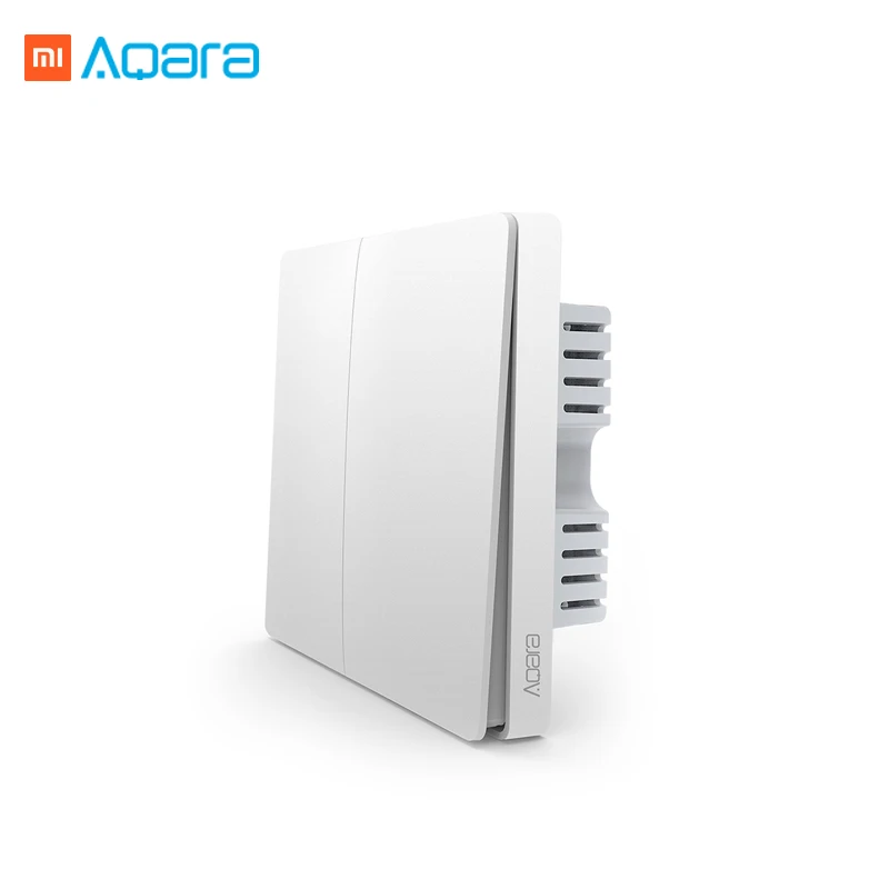  Xiaomi Aqara Smart Light Control Fire Wire Zero Line Double Key Single Key ZiGBee Gateway Wall Swit - 32877250643