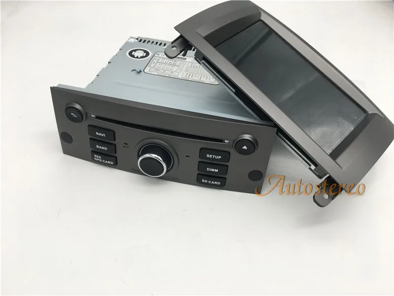 Discount Android 9.0 Car DVD Player GPS Navigation For Peugeot 407 2004-2010 Head unit multimedia player radio tape recorder auto stereo 10