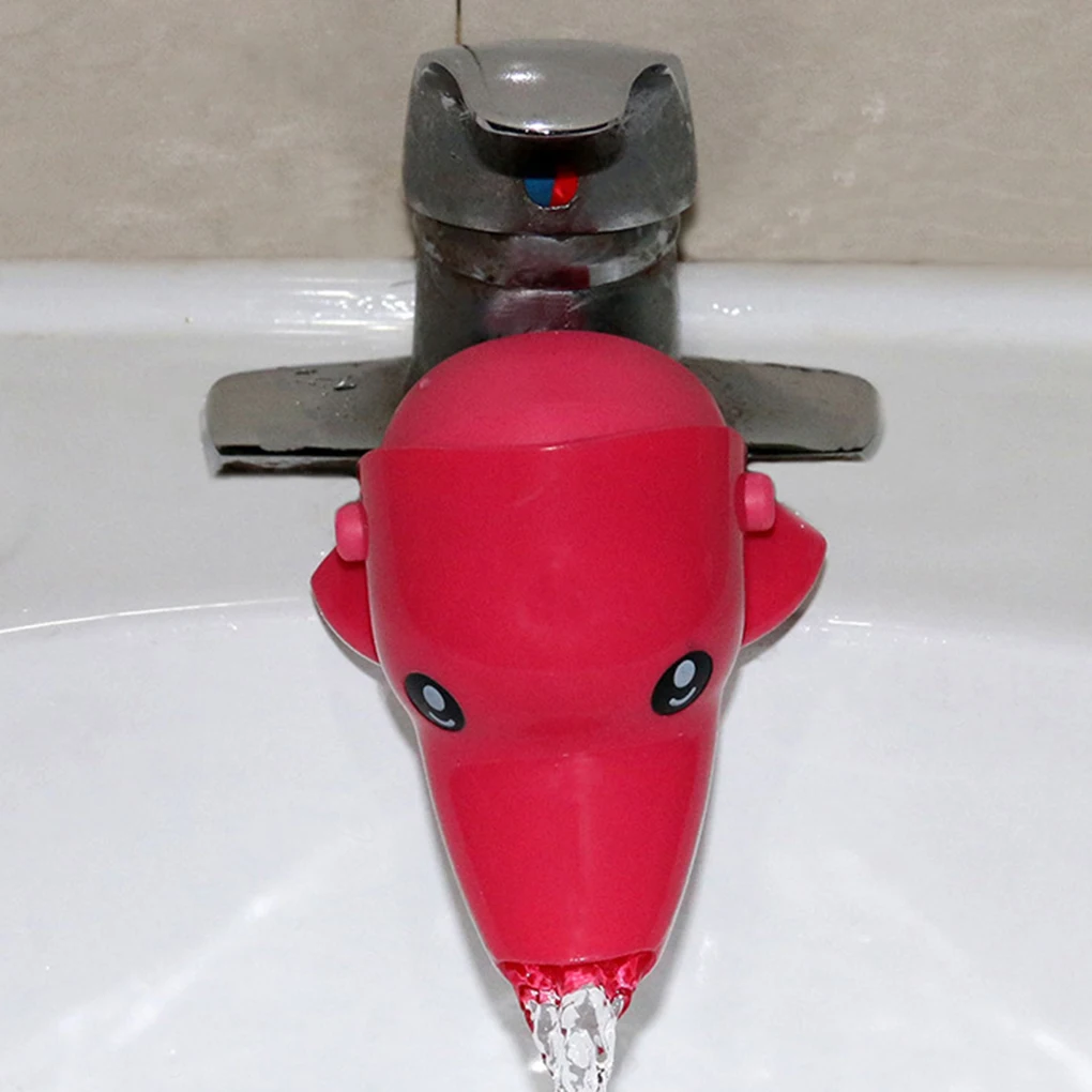 Новые милые насадка на кран в виде животных Extender Детские ванны Дети Ручная стирка ванная комната насадка для водяного Крана воды