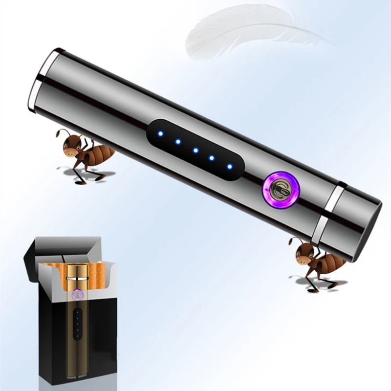 Легкая электрическая зажигалка с подключением к USB перезаряжаемым электронным