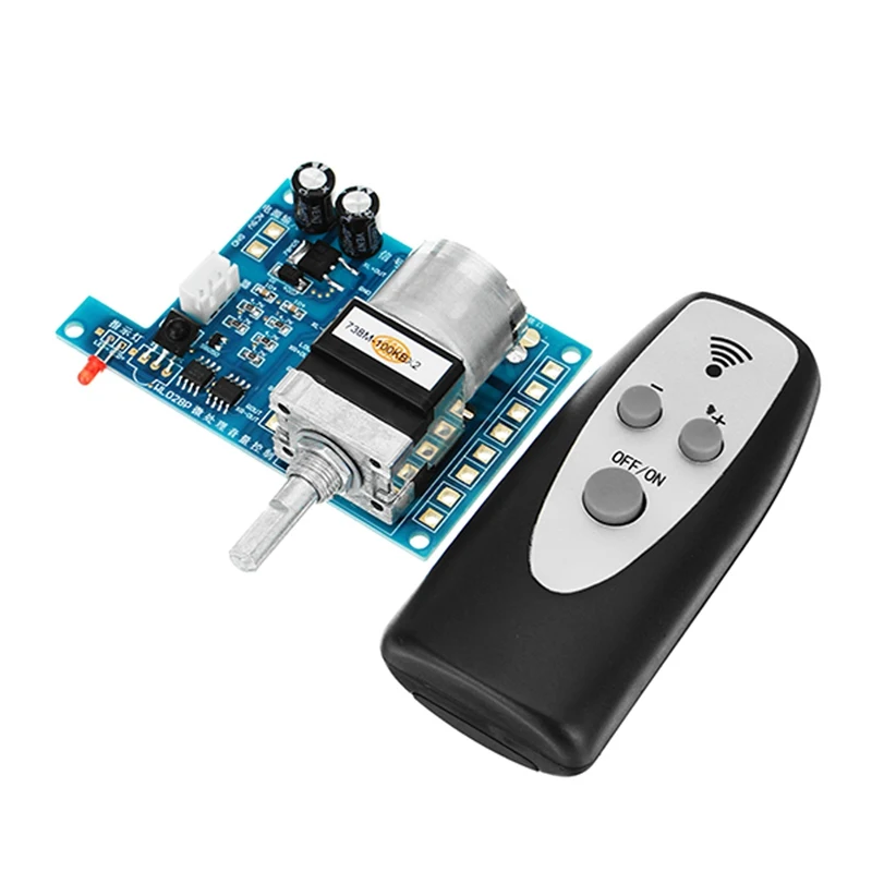 

A SET AC/DC 9V Infrared Remote Control Volume Control Board Amplifier 80mmx 51mm Electric Control Board Modules