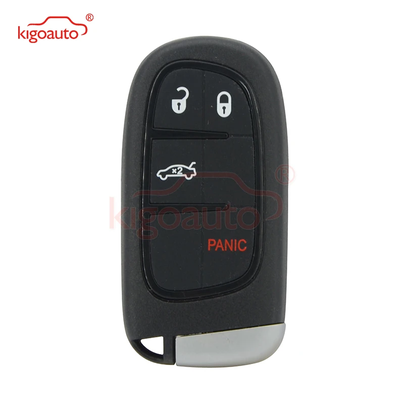 Kigoauto GQ4-54T Smart Key 4 Button 434Mhz 4A Chip For Jeep Cherokee 2014 2015 2016 2017 2018 kigoauto fcc id hyq2ab smart key 4 button 434mhz id46 chip for cadillac cts 2014 2015