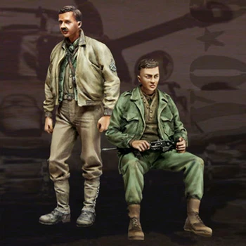 

1:35 Resin Soldier Model American Tank Soldier 2pcs 358