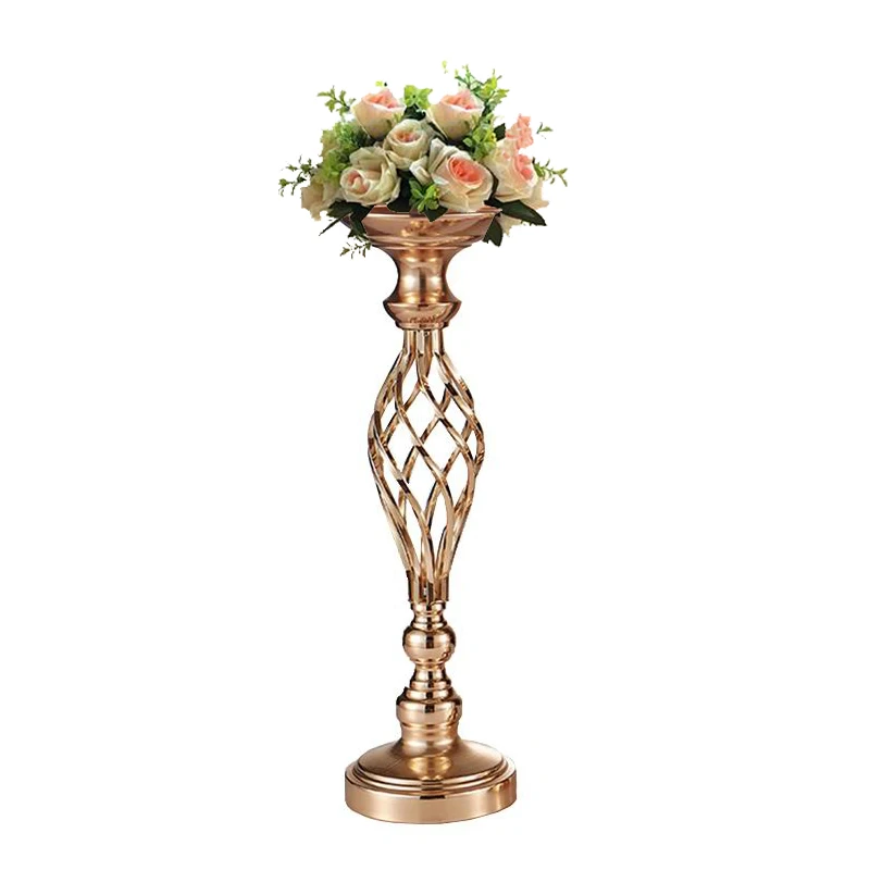 Новинка полые золотые металлические подсвечники $10 шт./лот|wedding candelabra|metal candle