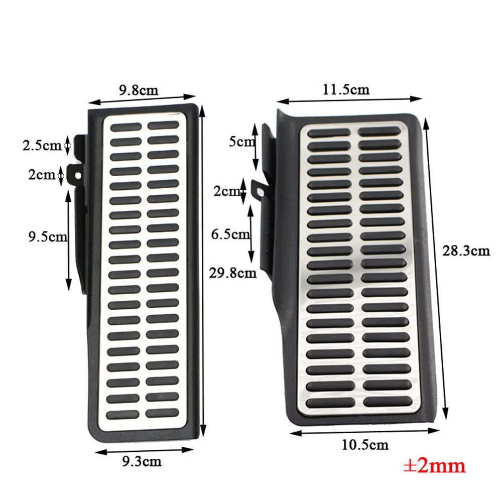 Крышка педали из нержавеющей стали для Volkswagen Vw Golf 5 6 Jetta MK5 MK6 Scirocco CC Passat B6 B7 TIGUAN Toureg