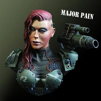 

DIY 1/12 BUST Resin Figure Model Kit Female Model Major Pain X131