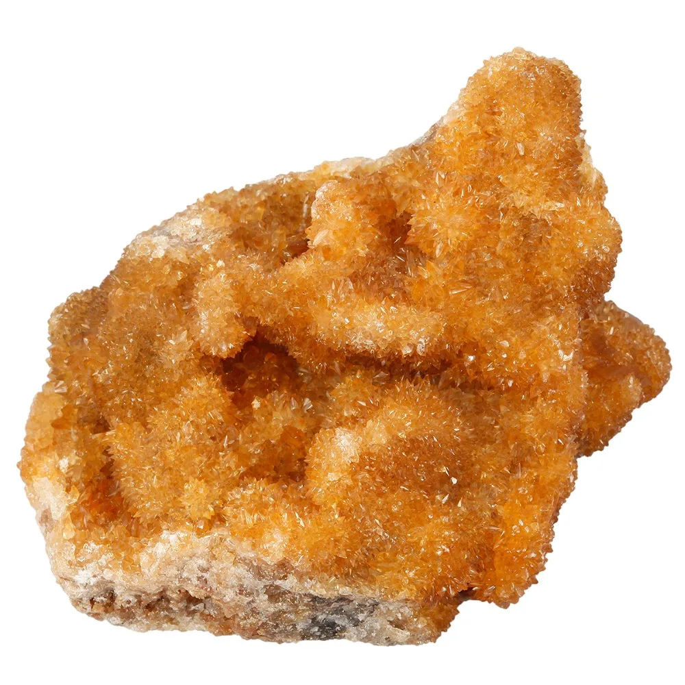TUMBEELLUWA 1 шт. натуральный желтый цитрин кварцевый кристалл кластер Geode Druzy образец