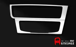 Для Audi A6 C7 2012 2013 2014 2015 нержавеющая Хром Стайлинг центр Управление декоративное покрытие автомобиля внутренняя накладки для автомобиля-1 шт