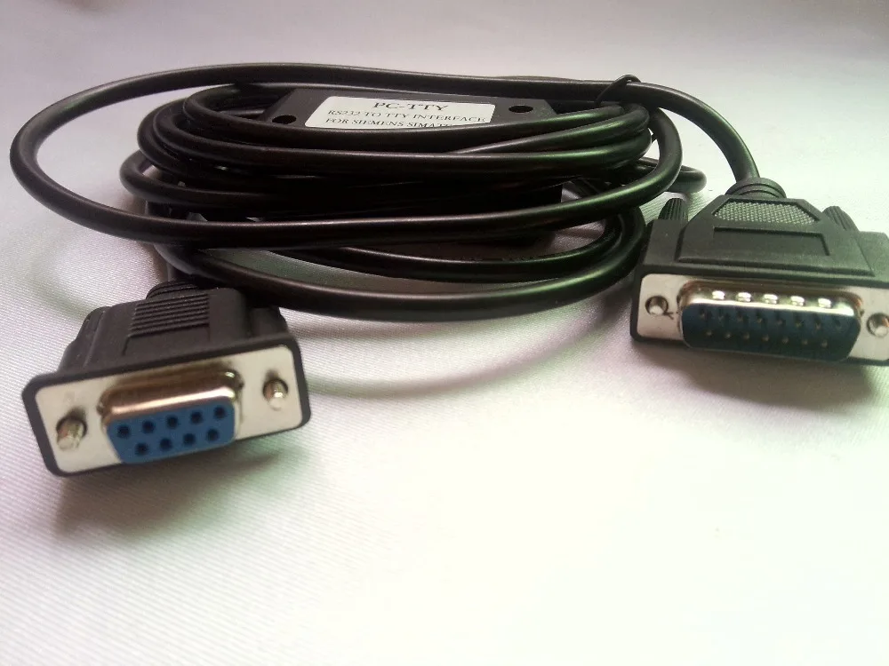 SIMATIC PLC S5 TTY S5 PLC Cable PC-TTY 6ES5734-1BD20 For Siemens S5