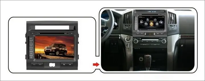 Sale Liislee Car Android Multimedia For Toyota Roraima Land Cruiser LC 200 2008~2013 Radio DVD Player GPS Nav Navigation Audio Video 3