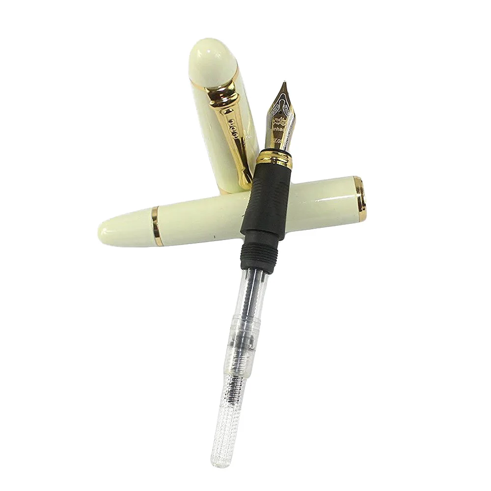 Роскошная Авторучка Jinhao M Nib 18KGP(элегантный белый