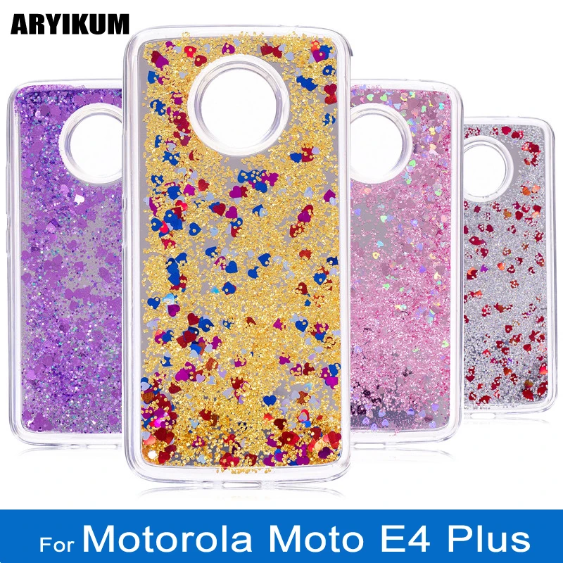 Lquid Case For Motorola Moto E4 Plus 1771 xt1771 xt1773 xt1770 Capa E5 Glitter TPU Cover E4Plus |