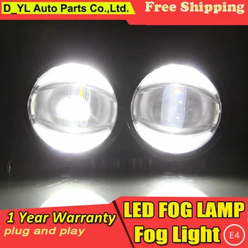 

Car Styling Daytime Running Light 2011 for Lexus ES LED Fog Light Auto Angel Eye Fog Lamp LED DRL High&Low Beam Fast Shipping