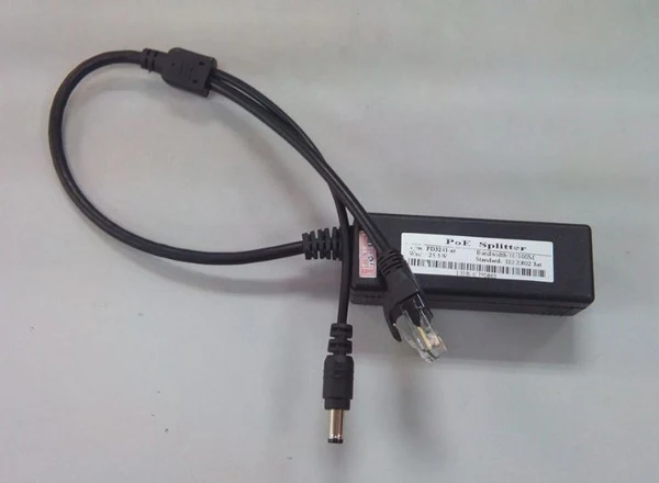 

CWH POE Injector Outside Use 10M 100M POE Splitter IEEE802.3 AF AT Standard Equal to DC12V 1A 2A for CCTV Security IP Camera