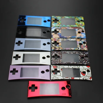 

JCD 7COLORS Chrome Faceplate Cover Replacement Front Shell Housing Case For Nintend GameBoy Micro for GBM