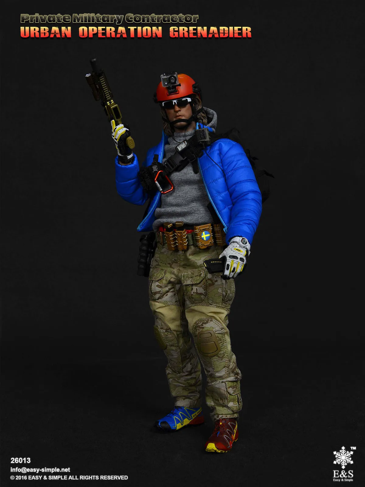 Easy/&Simple ES 26013 1//6 PMC UOG Urban Operation Grenadier 12/" Figure Body Hands