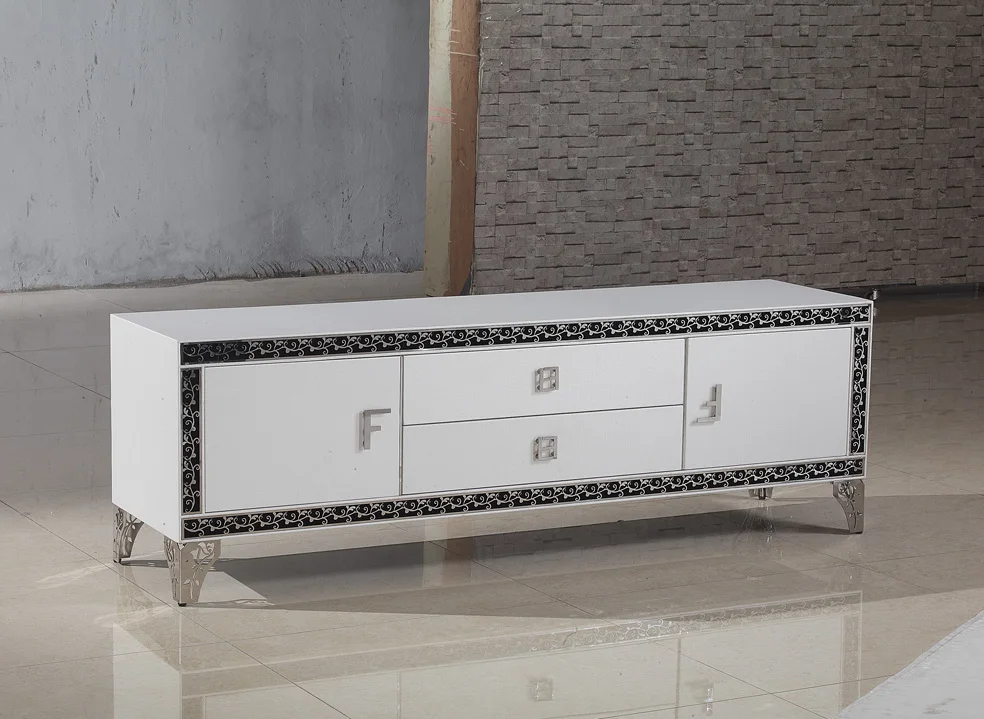 أثاث المنزل غرفة المعيشة التلفزيون تقف أسلوب حديث ل سطح الجلد و زينت carbinet أثاث المنزل غرفة المعيشة التلفزيون تقف أسلوب حديث ل سطح الجلد و زينت carbinet