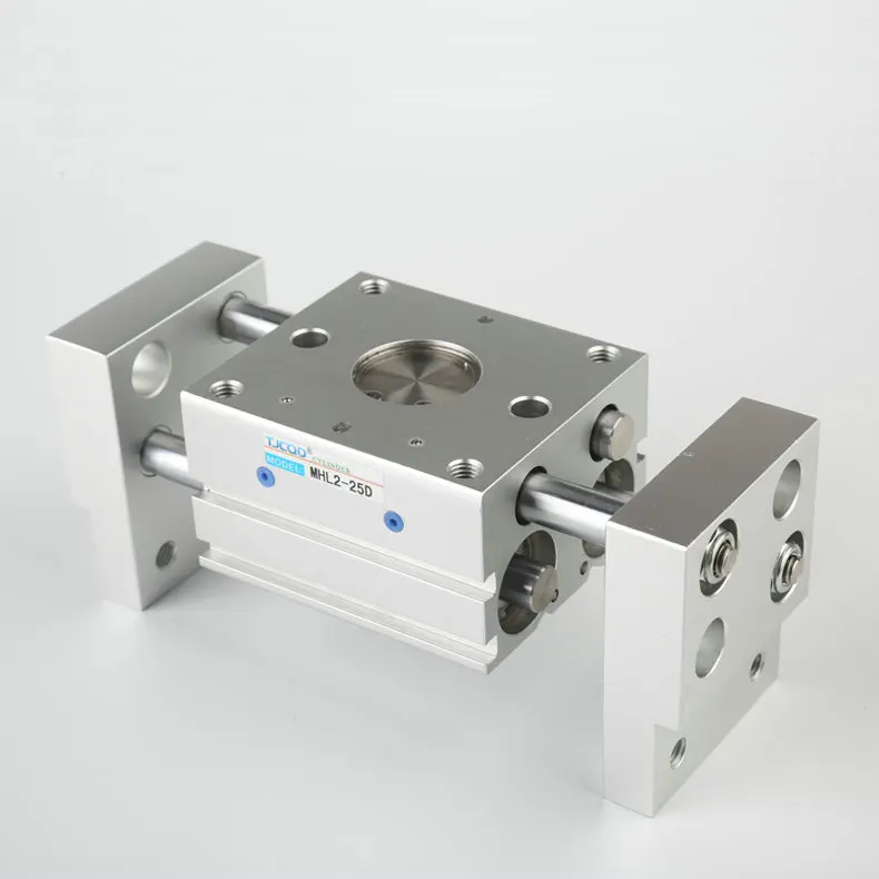 MHL2 10D 16D 20D 25D 32D 40D двойной действующий пневматический захват широкий тип Воздушный Захват параллельный цилиндр Al зажимы отверстие 10-40 мм