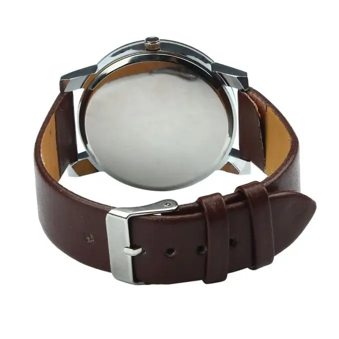 Роскошные часы для мужчин женщин Роскошные Лидирующий бренд кварцевые часы кожа круглый повседневное наручные Relogio masculino