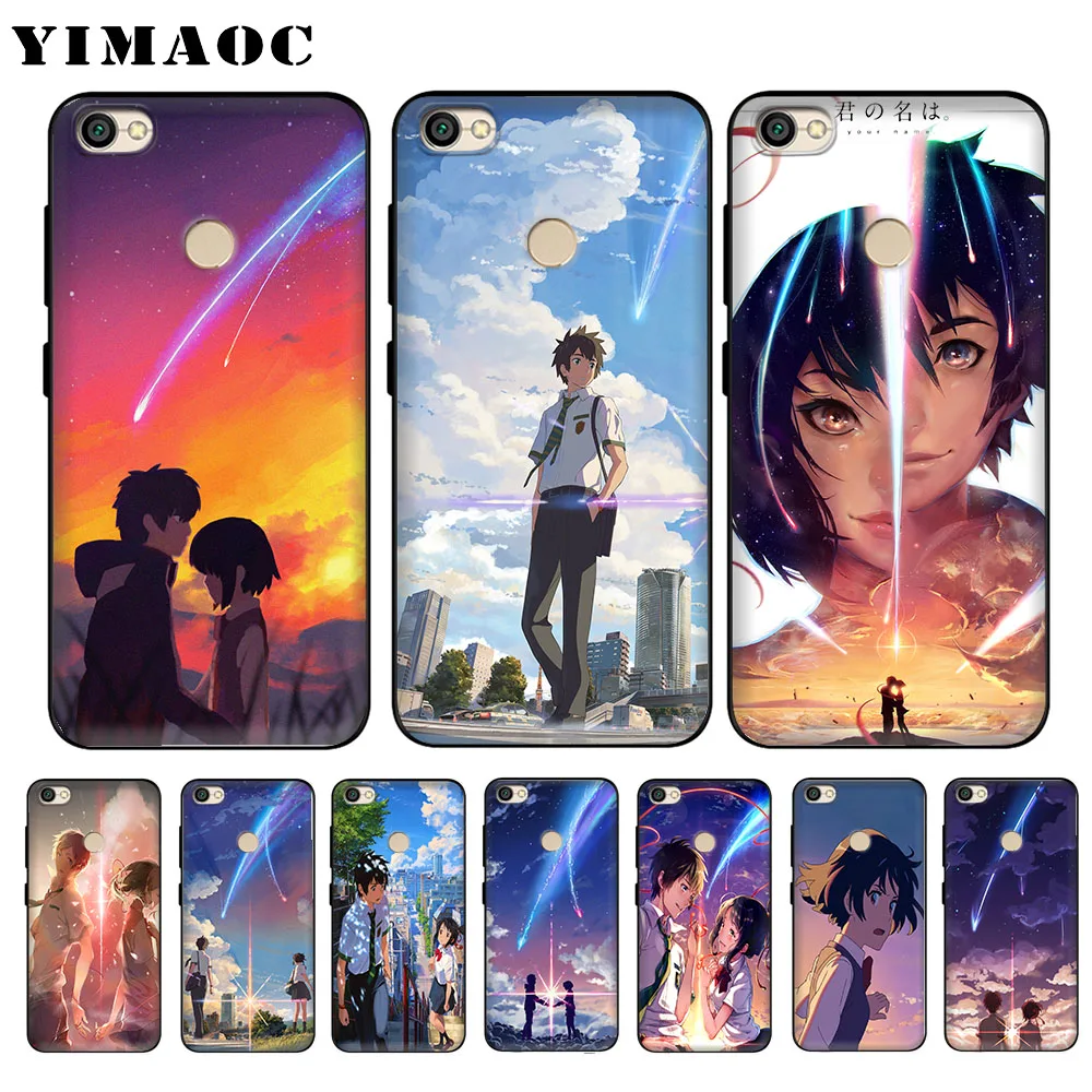 

YIMAOC your name Soft Case for Xiaomi Redmi 4A Note 4X 5 Plus 5A Pro Prime