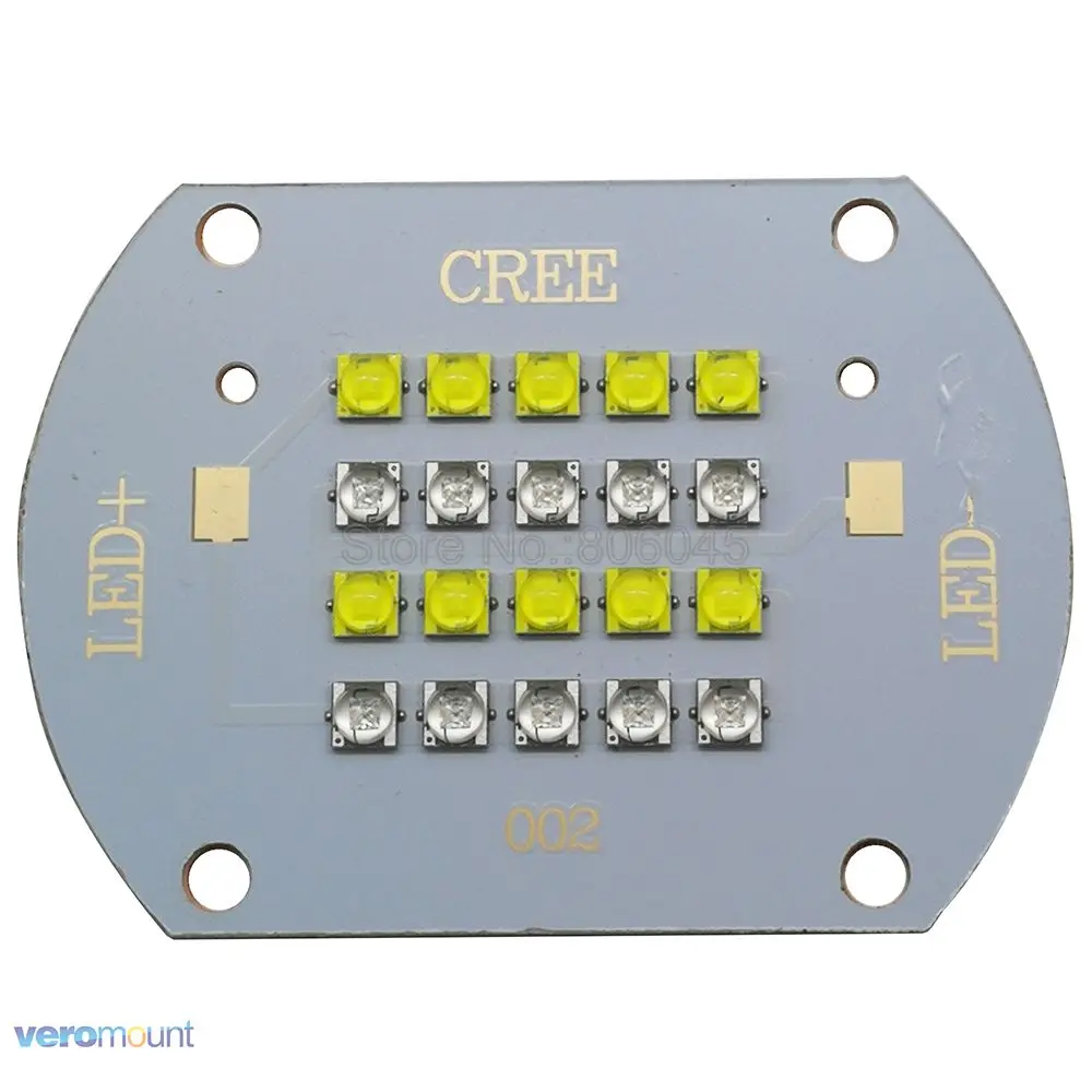 100 Вт Cree XLamp XT-E XTE Королевский синий 455nm+ белый 6000 K светодиодный излучатель освещение для кораллов DC30V-33V 3000mA для DIY аквариумный светодиодный светильник