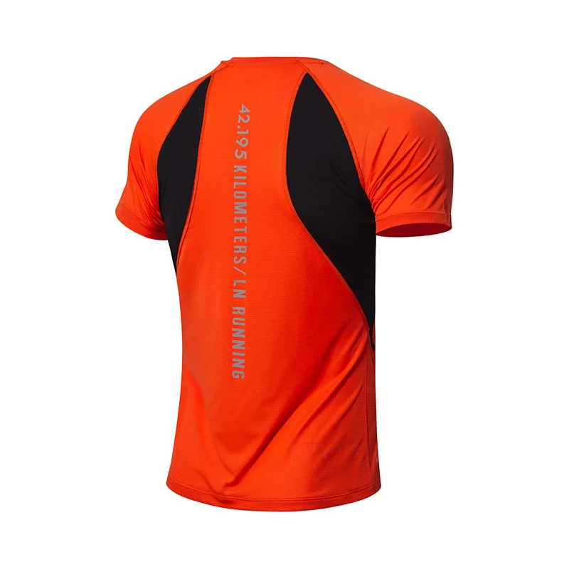 Мужская футболка для бега Li Ning 100% полиэстер тонкая подкладка ATSN093 MTS2795 код