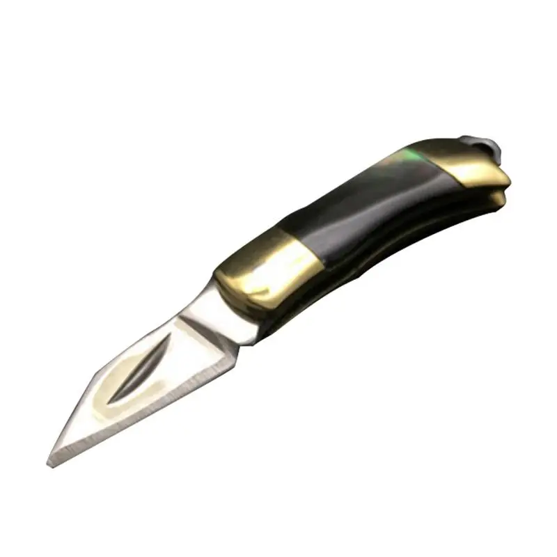 Мини Складной нож для выживания, стабильный переносной резак, нож для выживания на открытом воздухе, нож для выживания, Карманный Кошелек, брелок для ключей - Цвет: H01