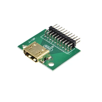 

1Piece HDMI A Type 19Pin PCB Board Bond Wires Seals HD HDMI Socket Connector Female Seat Test Female Seat gold-plated