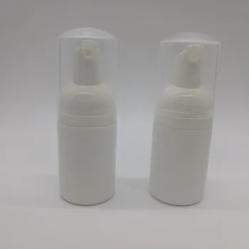 

Free shipping 24pcs/lot 30ml HDPE white Foam Pump Bottle, plastic empty travel container for cosmetic packaging