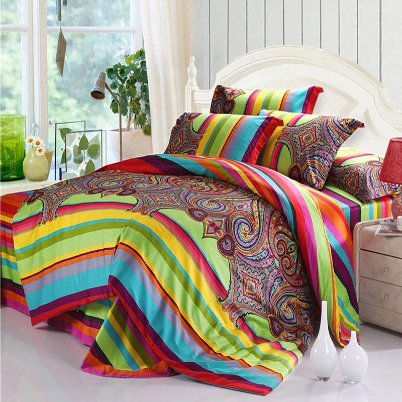 Online Get Cheap Orange Blue Bedding Alibaba Group