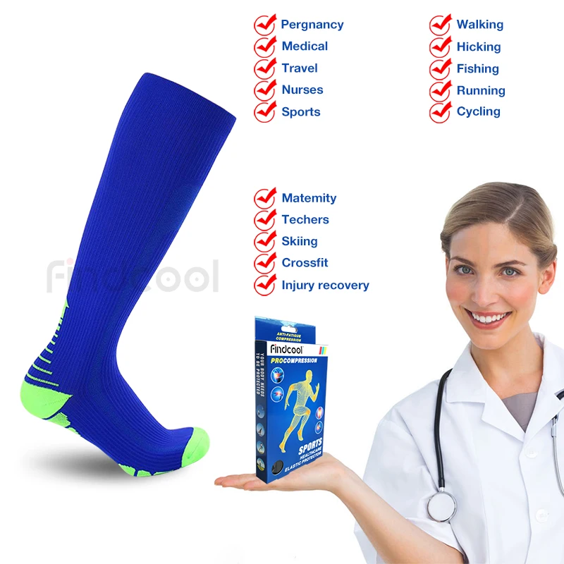 YISHENG высококачественные компрессионные прогулочные носки для медицинских подошв Fasciitis носок для медсестры и учительницы