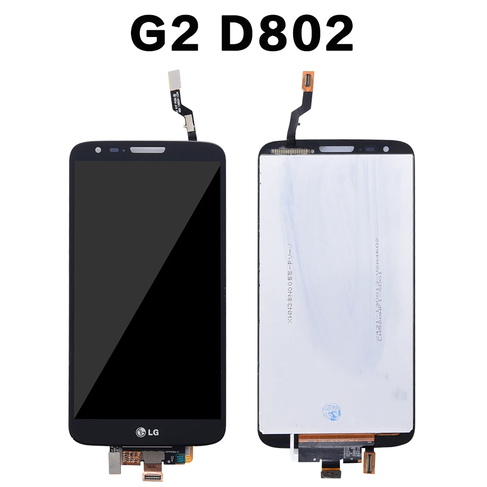 5,2 ''ЖК-дисплей для LG G2 D802 Дисплей кодирующий преобразователь сенсорного экрана в сборе Дисплей для LG G2 D802 ЖК-дисплей D800 D801 D805 D803