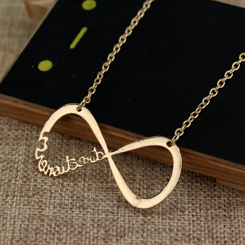 ONE DIRECTION COLLANA Infinity 8 Pendant Directioner Necklace infinito collier 