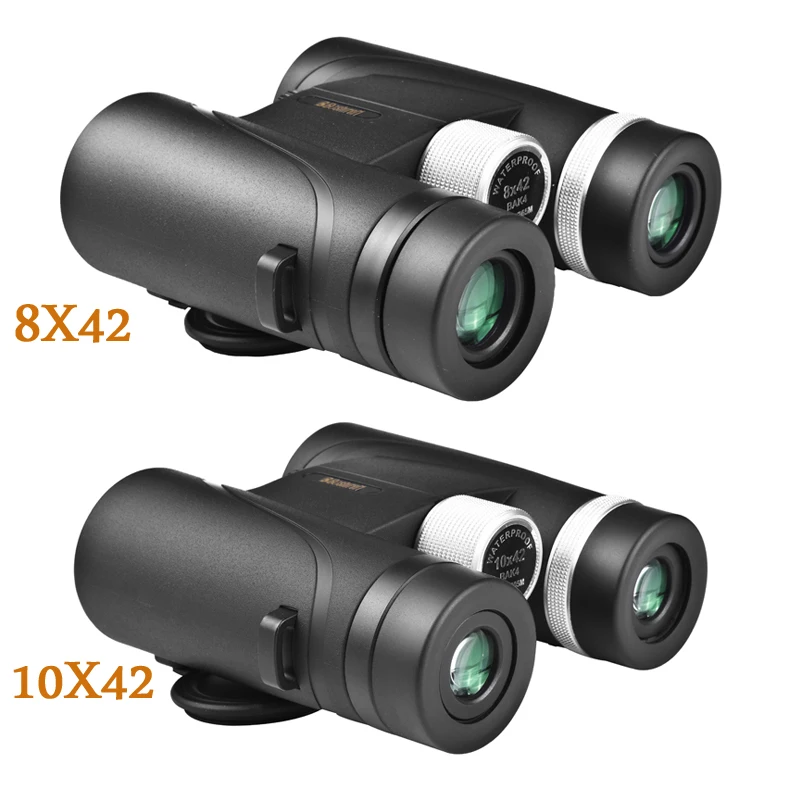 Мощный широкоугольный Военный бинокль HD 10x42 профессиональный охотничий телескоп