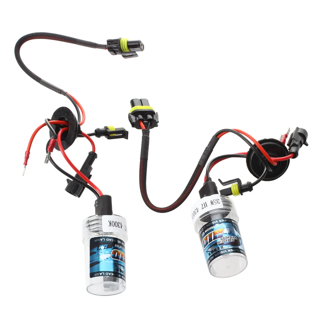 

2x xenon HID Kit Car Auto Headlight Light Lamp Bulb For H7 35W DC 12V H7-4300K