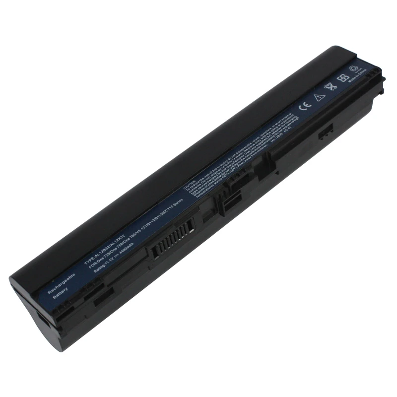 Аккумулятор для ноутбука Acer Aspire One 725 6 ячеек 756 AL12X32 AL12A31 AL12B31 AL12B32 TravelMate B113 C710