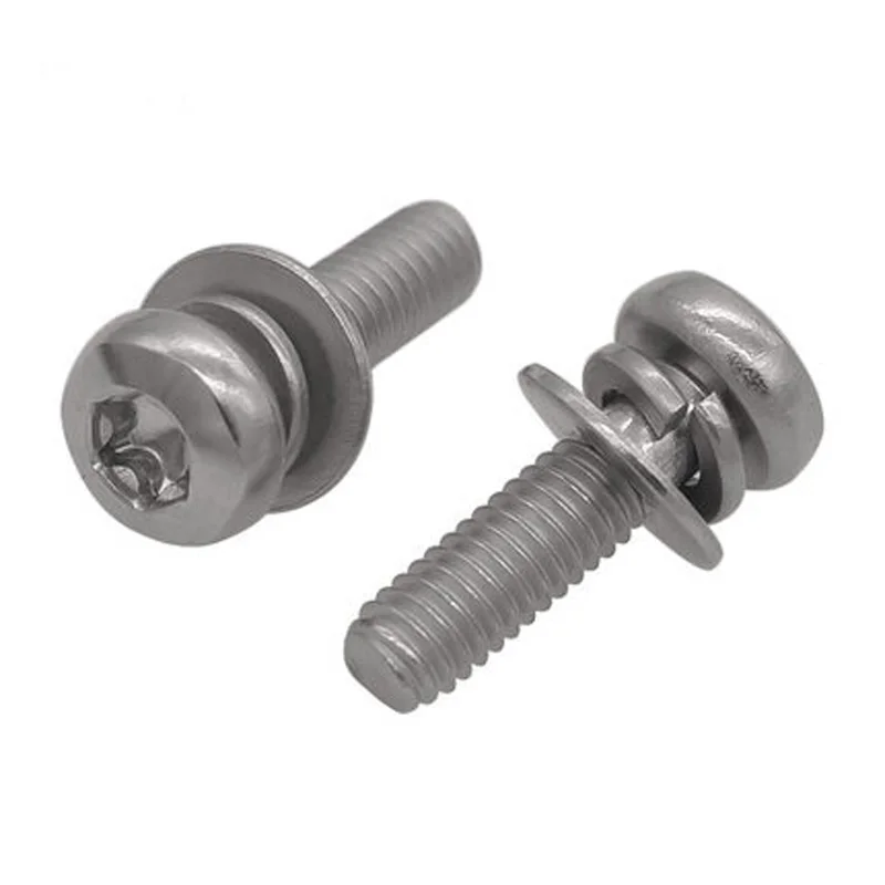 30 шт. M3 круглая головка сковороды Torx T &amp TX цветок сливы шаблон Шестигранная