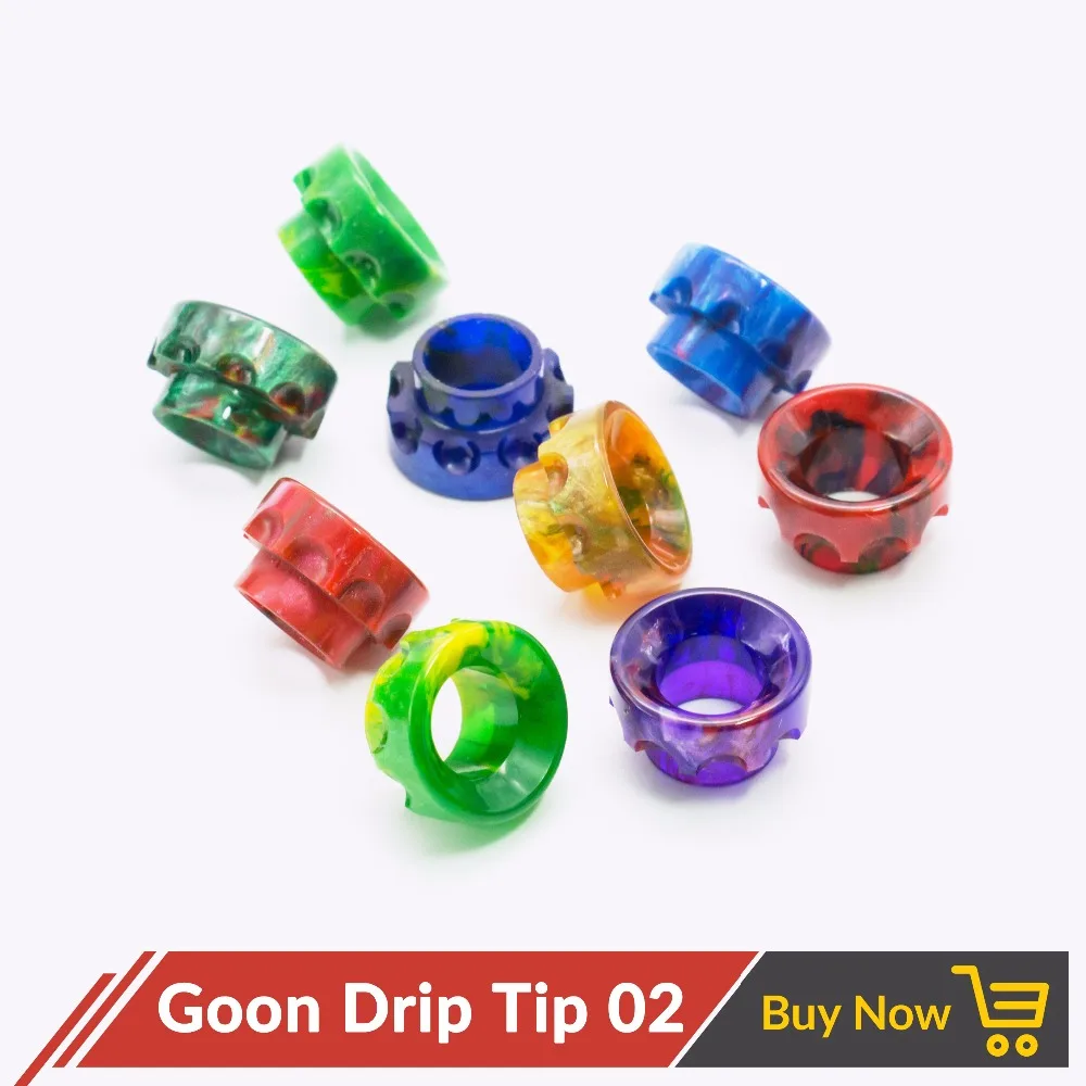 

Quartz Banger Newest Resin Drip Tip Wide Bore Mouthpiece for Kennedy 24 Goon 528 Battle Electronic cigarettes RDA Vape 810