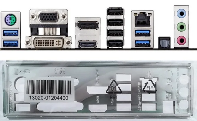 Новая защитная задняя пластина I/O для материнской платы мини ITX H97 just shield панель