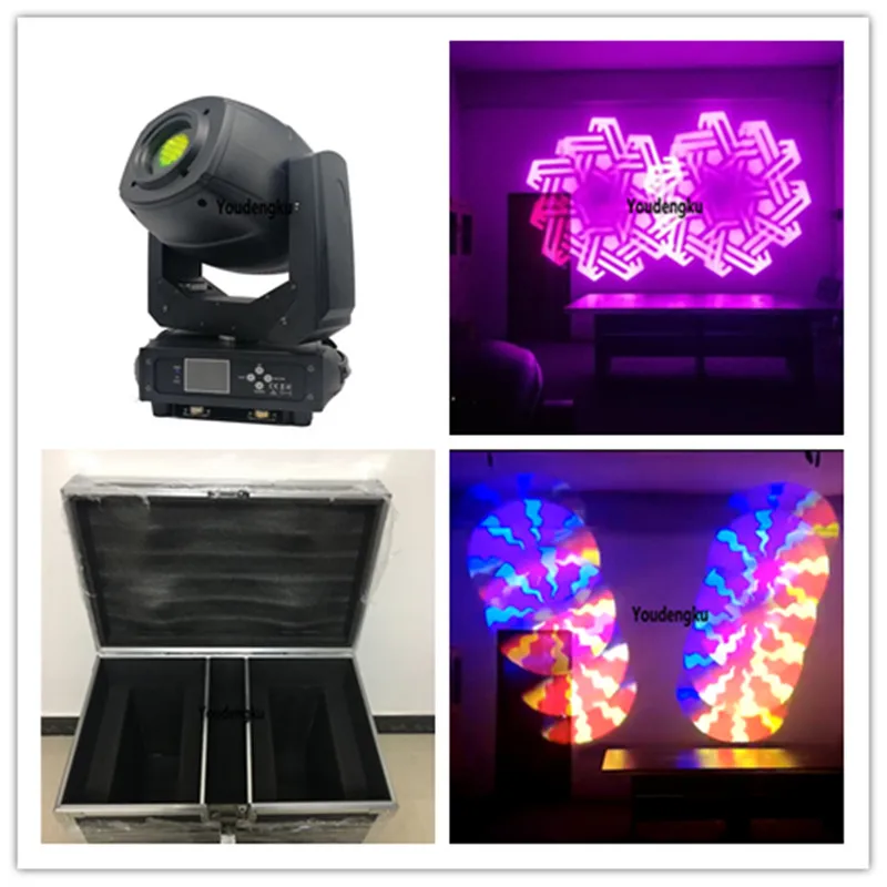 6 pieces with flightcase showtec phantom 230 led spot moving head sharp dj light beam 230 7r led moving head spot light