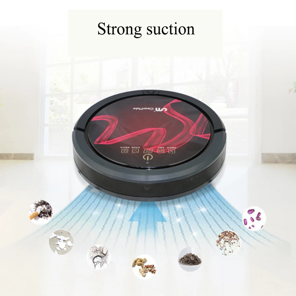 

Taiwan Cleanmate QQ6 robot vacuum cleaner household smart cleaner Li-battery 2600mAH 1400pa dry wet mop sterilization sweep,